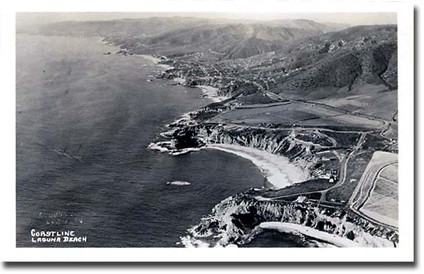 Coastline of Three Arch Bay - mid 1920s