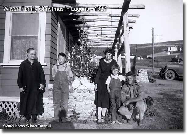 Wilson family Christmas - 1927