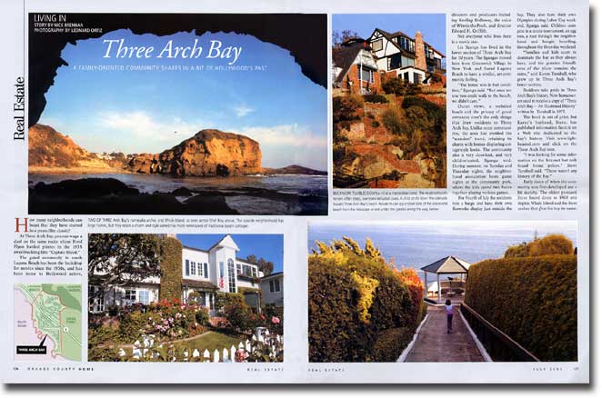 Living in Three arch Bay - Orange County Home magazine