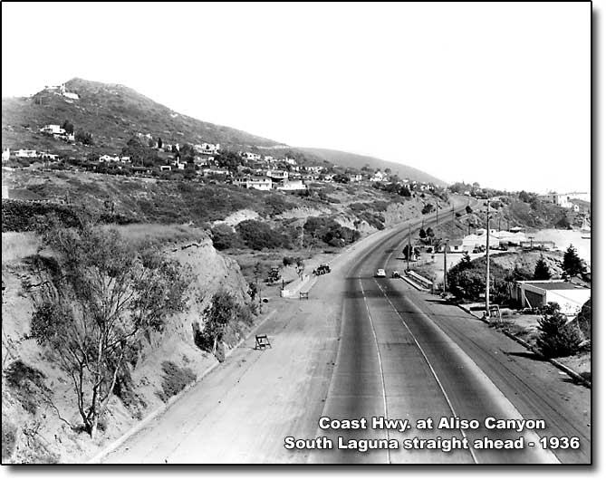 Aliso Cyn and Coast Hwy -1936