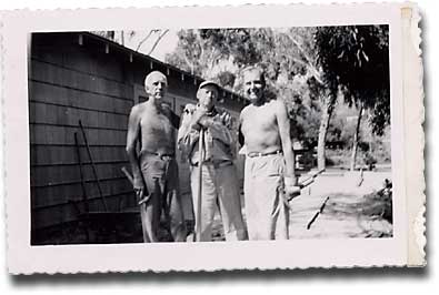 Laying Brick at TAB Clubhouse - 1952